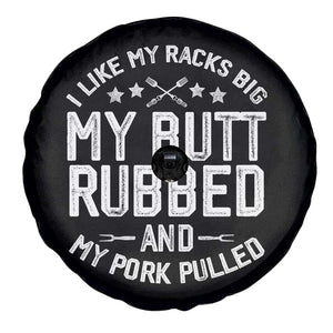 Funny BBQ Spare Tire Cover Pork Rub Smoking Meat Smoker Hilarious Grill Chef Grilling Gift TS10 Print Your Wear