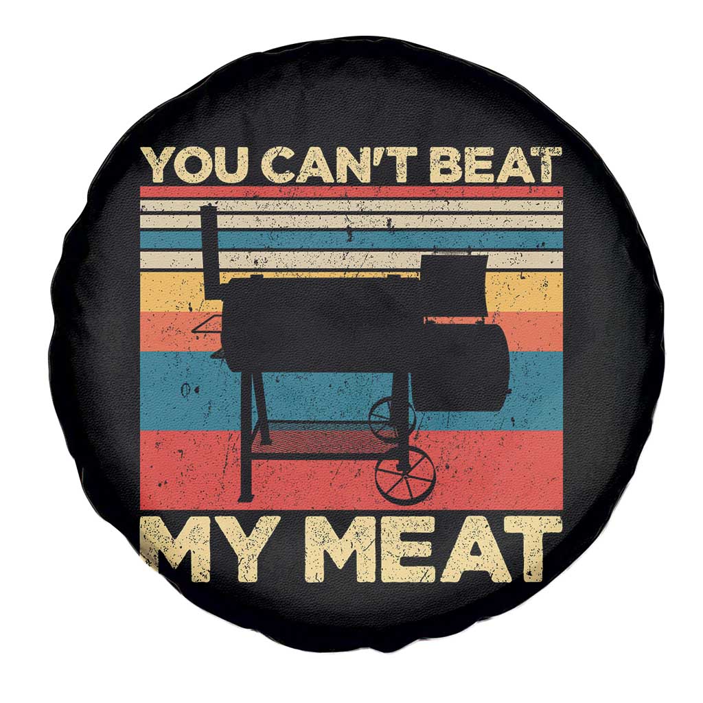 Funny BBQ Spare Tire Cover You Can't Beat My Meat Dad Grill Gift TS10 Print Your Wear