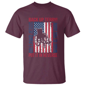 Funny Back Up Terry Put It In Reverse T Shirt Oh Lawd Jesus What Is You Doin TS11 Maroon Print Your Wear