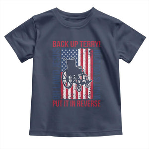 Funny Back Up Terry Put It In Reverse Toddler T Shirt Oh Lawd Jesus What Is You Doin TS11 Navy Print Your Wear