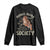 Funny Badass Mama Society Long Sleeve Shirt Vintage Tiger Mother's Day TS11 Black Print Your Wear