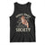Funny Badass Mama Society Tank Top Vintage Tiger Mother's Day TS11 Black Print Your Wear