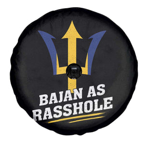 Funny Bajan As Rasshole Spare Tire Cover Barbados Tridents TS11 Print Your Wear