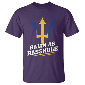Funny Bajan As Rasshole T Shirt Barbados Tridents TS11 Purple Print Your Wear