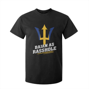 Funny Bajan As Rasshole T Shirt For Kid Barbados Tridents TS11 Black Print Your Wear