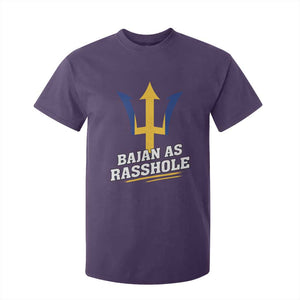 Funny Bajan As Rasshole T Shirt For Kid Barbados Tridents TS11 Purple Print Your Wear