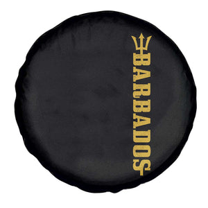 Funny Bajan Pride Barbados Trident Spare Tire Cover TS11 Print Your Wear
