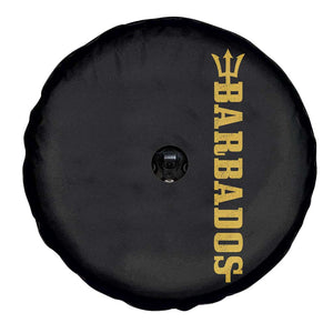 Funny Bajan Pride Barbados Trident Spare Tire Cover TS11 Print Your Wear