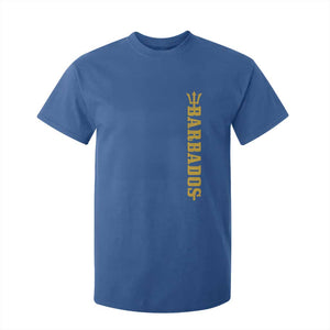 Funny Bajan Pride Barbados Trident T Shirt For Kid TS11 Royal Blue Print Your Wear