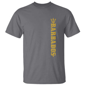 Funny Bajan Pride Barbados Trident T Shirt TS11 Charcoal Print Your Wear