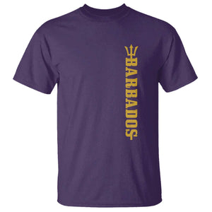 Funny Bajan Pride Barbados Trident T Shirt TS11 Purple Print Your Wear