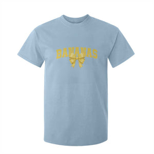 Funny Bananas Coquette Bow Baseball Player T Shirt For Kid TS11 Light Blue Print Your Wear