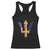 Funny Barbadian American Pride Barbados USA Flag Trident Racerback Tank Top TS11 Black Print Your Wear