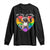 Funny Be Gay Do Crime Long Sleeve Shirt LGBTQ Pride Gay Racoon Rainbow TS11 Black Print Your Wear