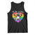 Funny Be Gay Do Crime Tank Top LGBTQ Pride Gay Racoon Rainbow TS11 Black Print Your Wear