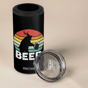 Funny Bear Deer 4 in 1 Can Cooler Tumbler Vintage Retro Beer Mug TS11 Print Your Wear