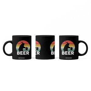 Funny Bear Deer Coffee Mug Vintage Retro Beer Mug TS11 Print Your Wear