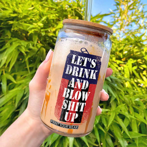 Funny Beer American Flag 4th of July Glass Can Merica Drinking USA TS10 Print Your Wear