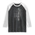Funny Best Bonus Dad Ever Raglan Shirt Fathers Day American Flag TS11 Black White Print Your Wear