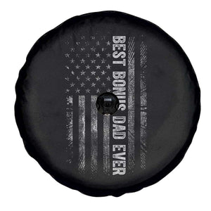 Funny Best Bonus Dad Ever Spare Tire Cover Fathers Day American Flag TS11 Print Your Wear