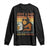 Funny Bigfoot Dad Long Sleeve Shirt Just A Dad Who Always Came Back With The Milk Retro Father's Day TS02 Black Print Your Wear