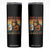 Funny Bigfoot Dad Skinny Tumbler Just A Dad Who Always Came Back With The Milk Retro Father's Day TS02 Black Print Your Wear