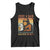 Funny Bigfoot Dad Tank Top Just A Dad Who Always Came Back With The Milk Retro Father's Day TS02 Black Print Your Wear