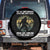 Funny Bigfoot Disc Golf Spare Tire Cover Not All Who Wander Are Lost Sasquatch Lovers TS10 No hole Black Print Your Wear