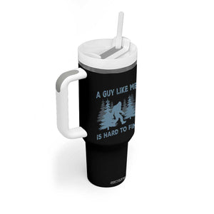 Funny Bigfoot Sasquatch Tumbler With Handle A Guy Like Me Is Hard To Find Forest Silhouette TS02 Print Your Wear