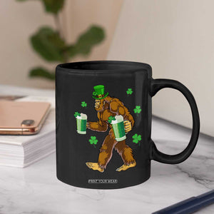 Funny Bigfoot St Patrick's Day Irish Beer Drinking Coffee Mug TS11 Print Your Wear