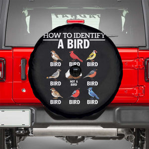 Funny Bird Watching Spare Tire Cover How To Identify A Bird TS02 Black Print Your Wear