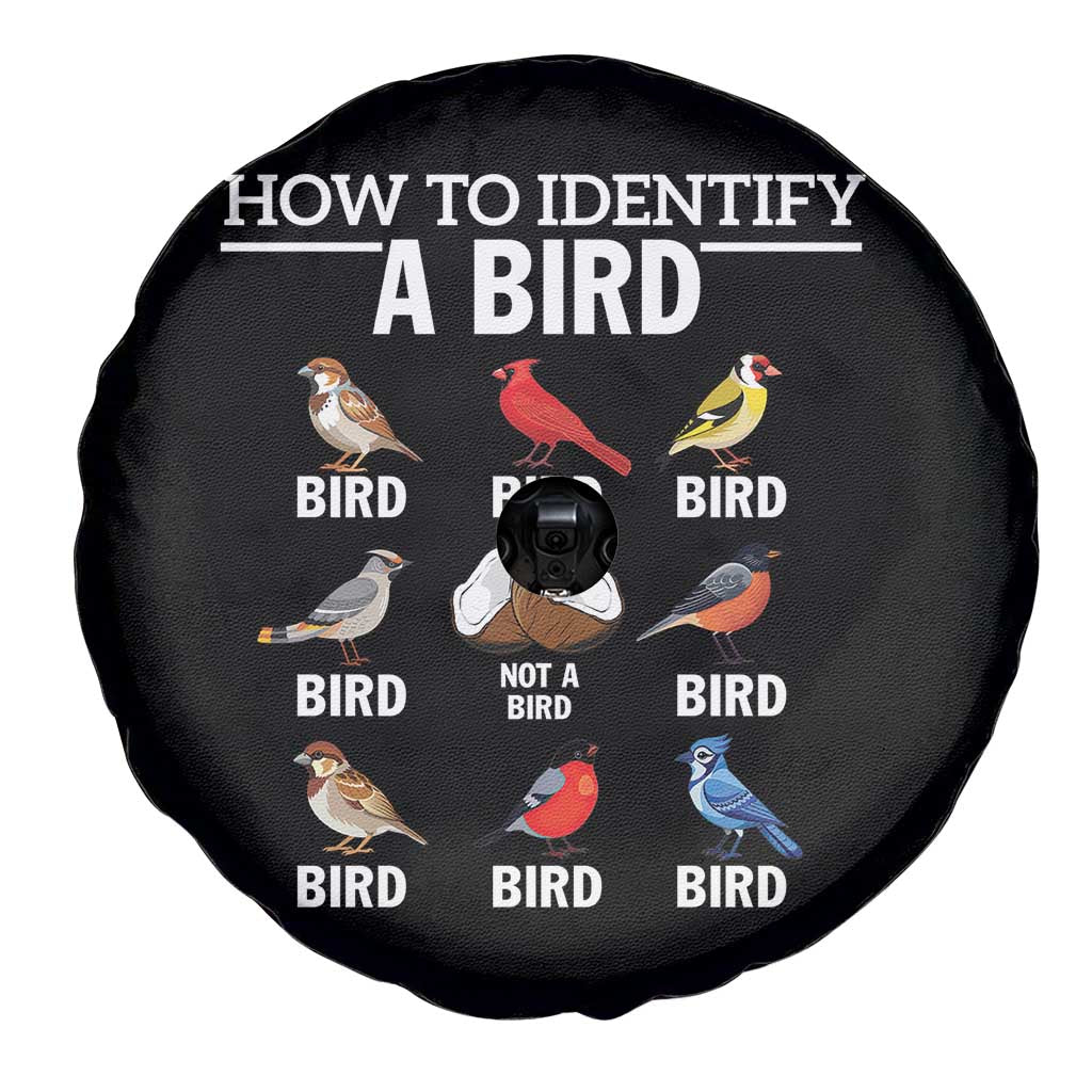 Funny Bird Watching Spare Tire Cover How To Identify A Bird TS02 Print Your Wear