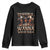 Funny Black African American Cowgirl Youth Sweatshirt Cowgirls Just Wanna Have Fun TS11 Black Print Your Wear