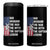 Funny Boat Captain 4 in 1 Can Cooler Tumbler Dad Husband The Man The Myth The Captain Legend TS11 One Size: 16 oz Black Print Your Wear