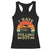 Funny Boating Boat Captain Racerback Tank Top I Hate Pulling Out Vintage Retro TS11 Black Print Your Wear