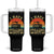 Funny Boating Boat Captain Tumbler With Handle I Hate Pulling Out Vintage Retro TS11 One Size: 40 oz Black Print Your Wear
