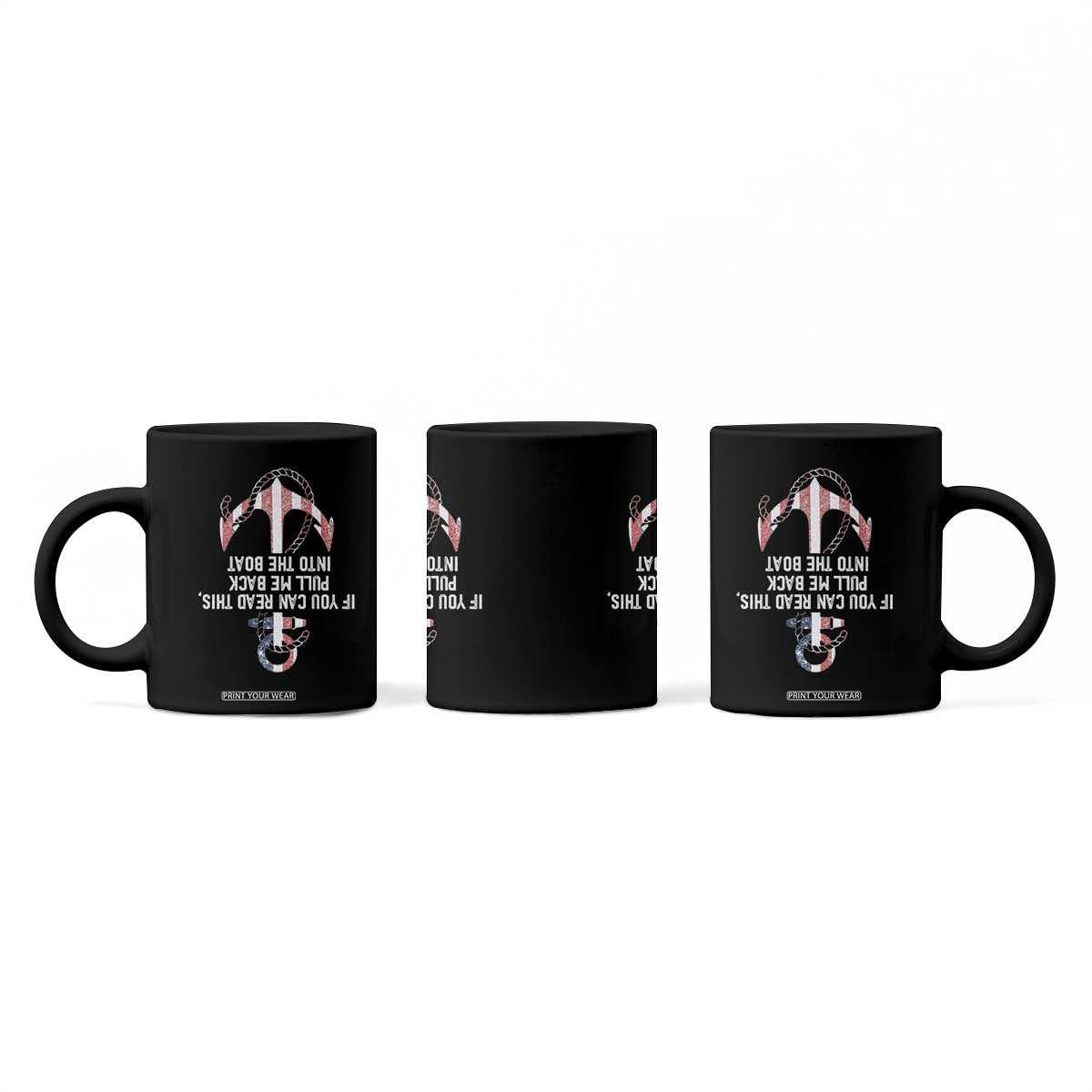 Funny Boating Captain Coffee Mug If You Can Read This Pull Me Back Into The Boat TS11 Print Your Wear