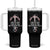 Funny Boating Captain Tumbler With Handle If You Can Read This Pull Me Back Into The Boat TS11 One Size: 40 oz Black Print Your Wear
