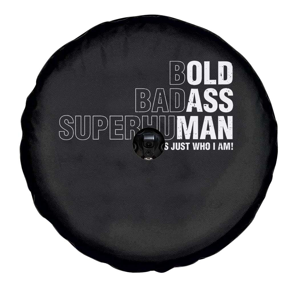 Funny Bold Badass Superhuman Spare Tire Cover Sarcastic Old Man Father's Day TS11 Print Your Wear