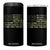 Funny Bonus Dad 4 in 1 Can Cooler Tumbler Step Dad Camo American Flag Fathers Day TS10 One Size: 16 oz Black Print Your Wear