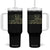 Funny Bonus Dad Tumbler With Handle Step Dad Camo American Flag Fathers Day TS10 One Size: 40 oz Black Print Your Wear