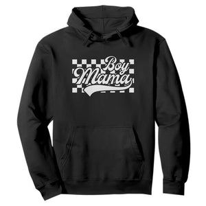 Funny Boy Mama Hoodie Mama Of Boy Checkerboard Mother's Day TS11 Black Print Your Wear