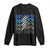 Funny Boy Mama Long Sleeve Shirt Mother's Day Checkered Lightning Bolt TS11 Black Print Your Wear