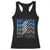 Funny Boy Mama Racerback Tank Top Mother's Day Checkered Lightning Bolt TS11 Black Print Your Wear