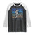 Funny Boy Mama Raglan Shirt Mother's Day Checkered Lightning Bolt TS11 Black White Print Your Wear