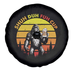 Funny Camping Bigfoot Drinking Spare Tire Cover Shuh Duh Fuh Cup Campers Retro TS02 Print Your Wear