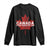 Funny Canada A Mari Usque Ad Mare Long Sleeve Shirt Canadian Flag Patriotic TS11 Black Print Your Wear