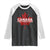 Funny Canada A Mari Usque Ad Mare Raglan Shirt Canadian Flag Patriotic TS11 Black White Print Your Wear