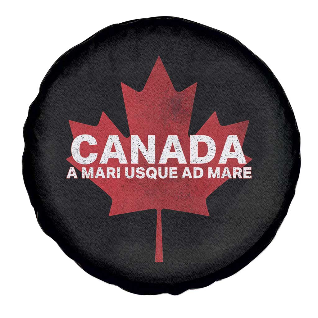 Funny Canada A Mari Usque Ad Mare Spare Tire Cover Canadian Flag Patriotic TS11 Print Your Wear