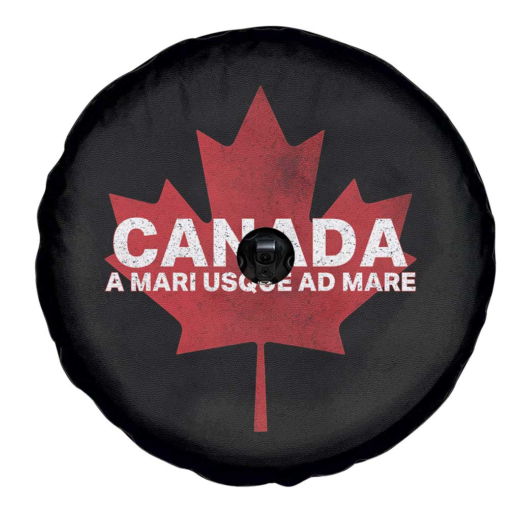 Funny Canada A Mari Usque Ad Mare Spare Tire Cover Canadian Flag Patriotic TS11 Print Your Wear